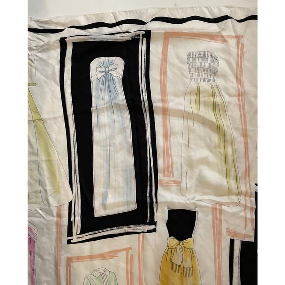 Jacqueline Kennedy Gowns Silk Scarf Echo Large Ltd Ed The White House Years - Picture 7 of 14